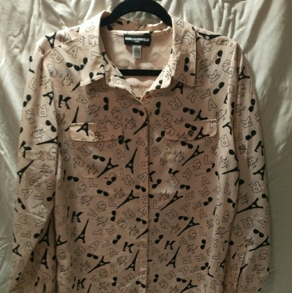 Karl lagerfeld button down